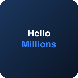 Hello Millions logo